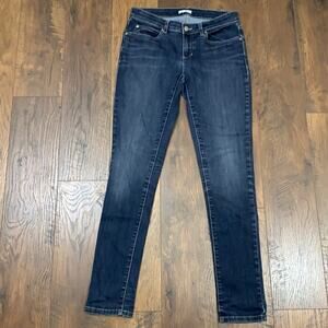 Eileen Fisher Medium Wash Low Rise Stretchy Ankle Skinny Jeans